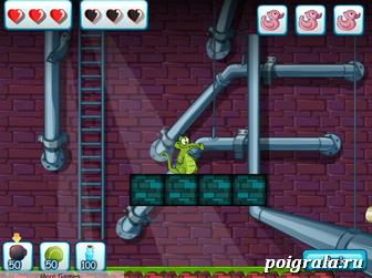 Скриншот игры Крокодильчик Свомпи 3 Картинка к игре Крокодильчик Свомпи 3